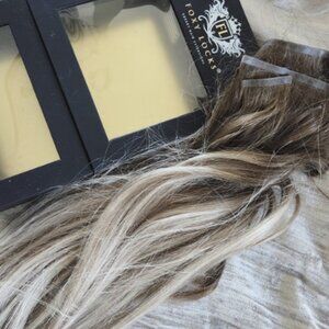 Foxy Locks Creme Brulee Invisible 20" clip in hair Extensions 200g
